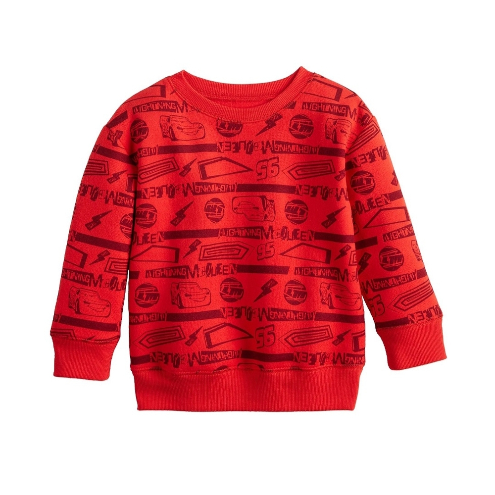 Kids Red Graphic Sweatshirt